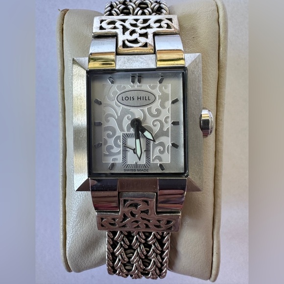 Lois Hill Stainless Steel Fleur De Lis Womans Swiss Made Watch main image 4